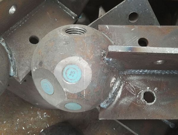 胶南螺栓球球塞，网架配件