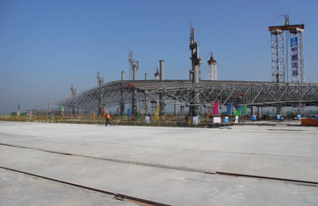 胶南网架顶升施工方案